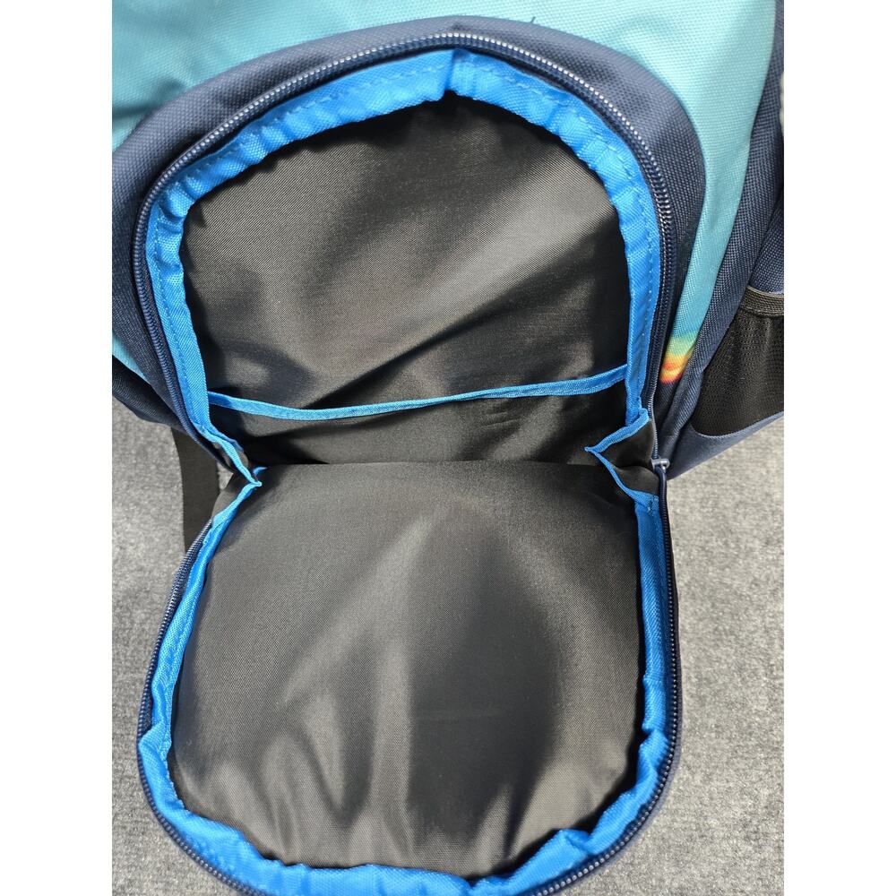 Billabong Backpack Blue Tie Dye School Laptop Bag Water Bottle Pockets Large - Picture 2 of 16